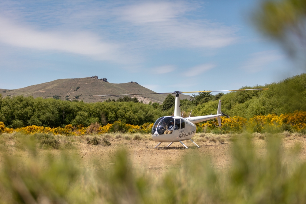 Take off 300 mts from the main lodge