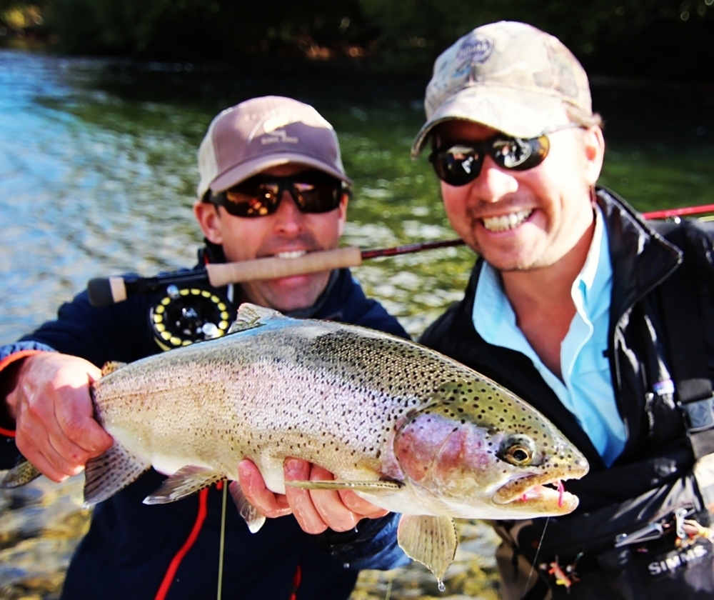 Fly fishing in Patagonia by Patrick McEvoy