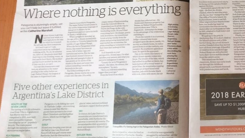 Tipiliuke at Sydney Morning Herald travel section - Australia