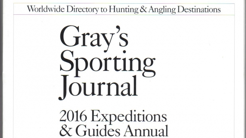 Gray´s Sporting Journal - Expeditions & Guide 2016